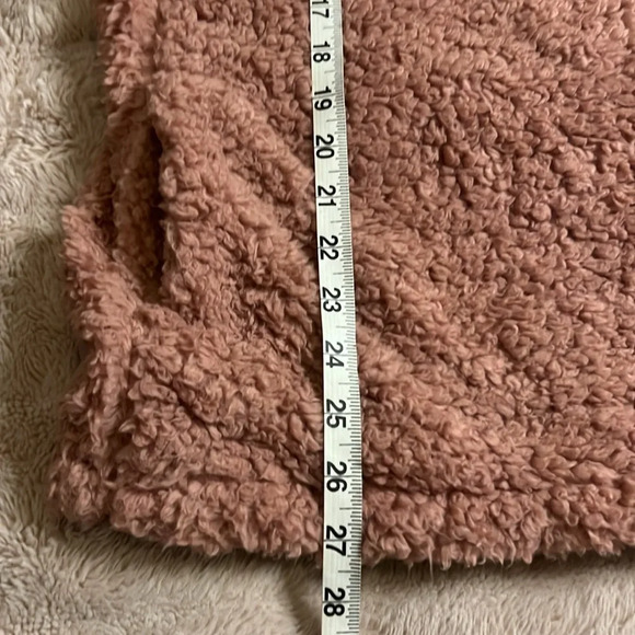 🌟HOST PICK🌟 NWT Sherpa soft pink quarter zip sweater - Picture 6 of 7